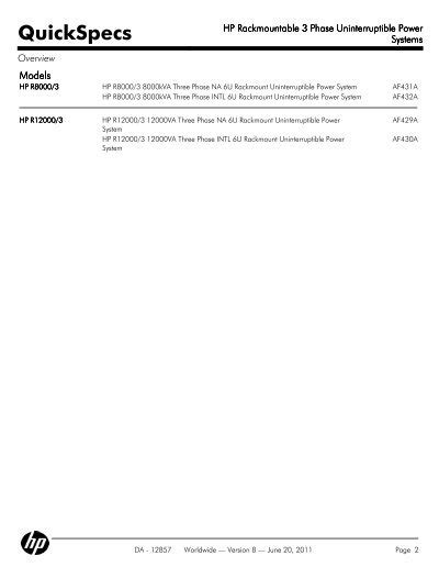 QuickSpecs Overview .